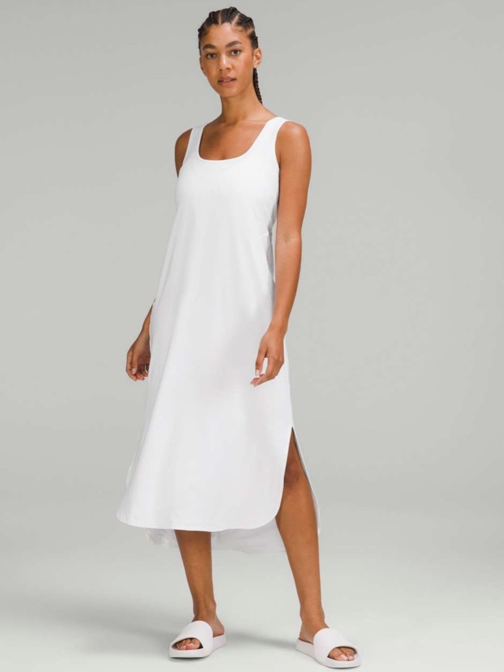 Lululemon Pima Cotton Open-Back Midi Dress